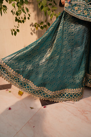 Embroidered Organza GHARARA Shirt