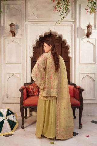 Embroidered Organza Lehenga Koti