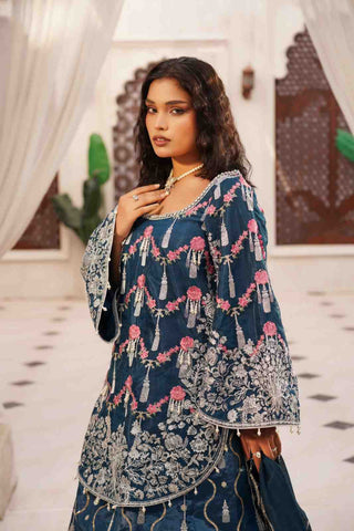 Embroidered Silk Langha Shirt