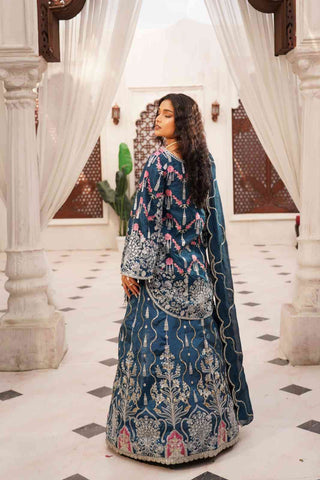 Embroidered Silk Langha Shirt