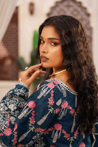 Embroidered Silk Langha Shirt