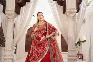 Embroidered Chiffon Empire Anarkali Frock