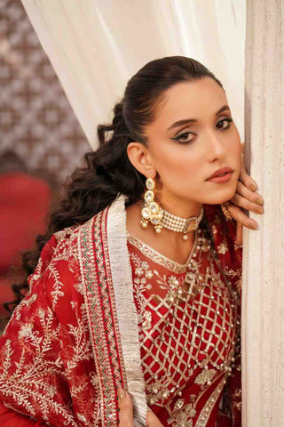 Embroidered Chiffon Empire Anarkali Frock