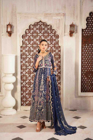 Embroidered Luxury Chiffon Panel Frock