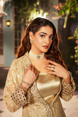 Embroidered Chiffon Tial Gaon