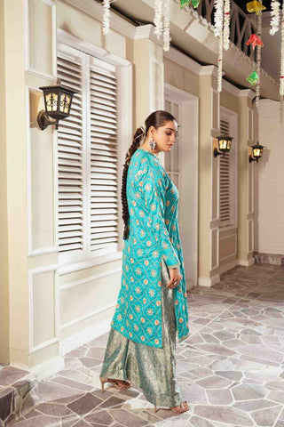 Embroidered Raw Silk Gown shirt