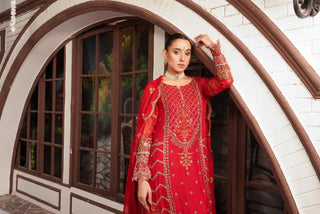 Embroidered Chiffon Farshi Shalwar Kameez