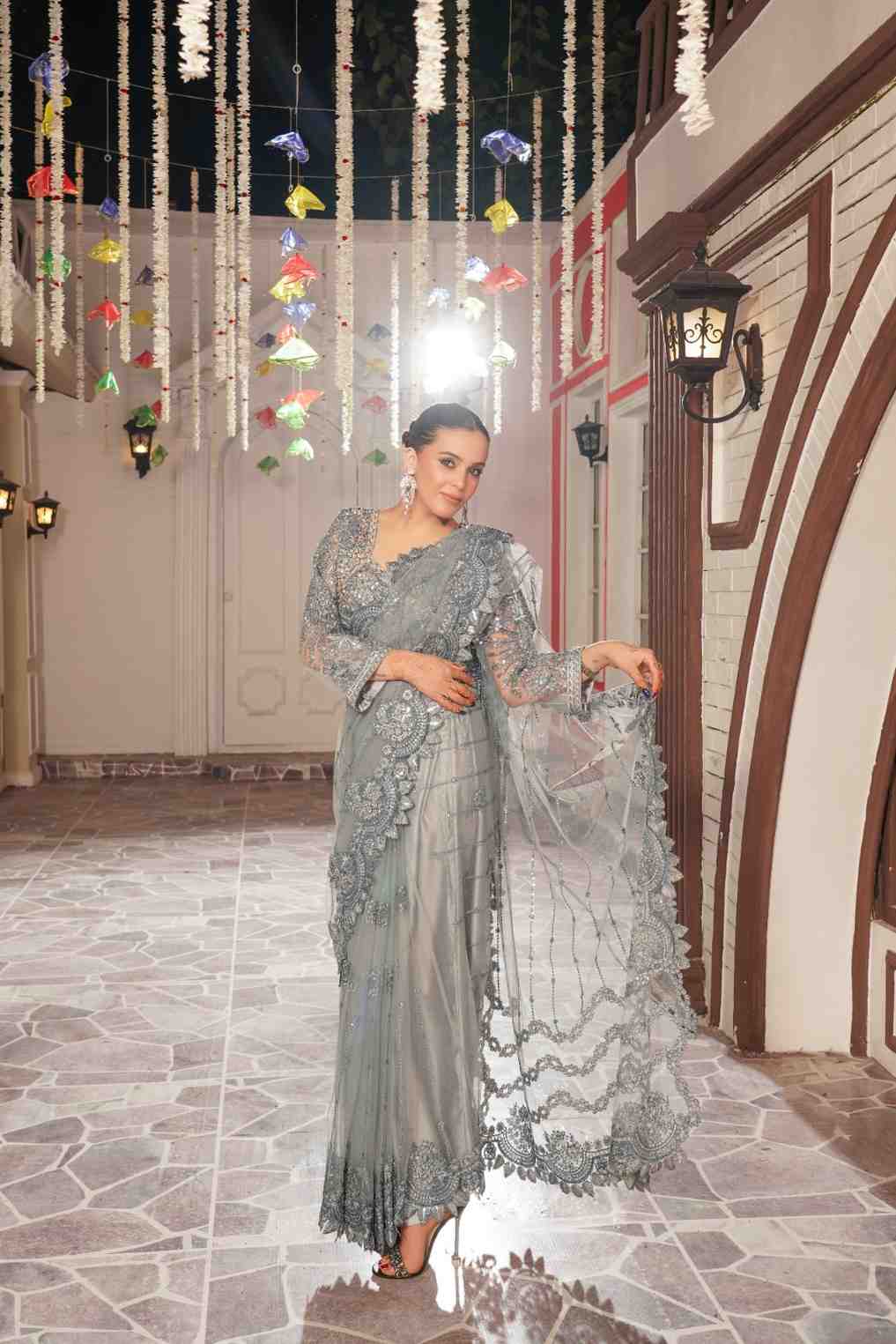 Embroidered Poly Net