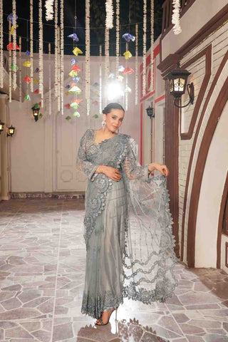 Embroidered Poly Net