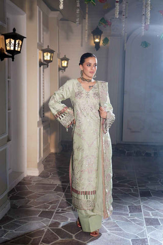 Embroidered Raw Silk Long Kurta