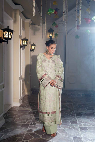 Embroidered Raw Silk Long Kurta