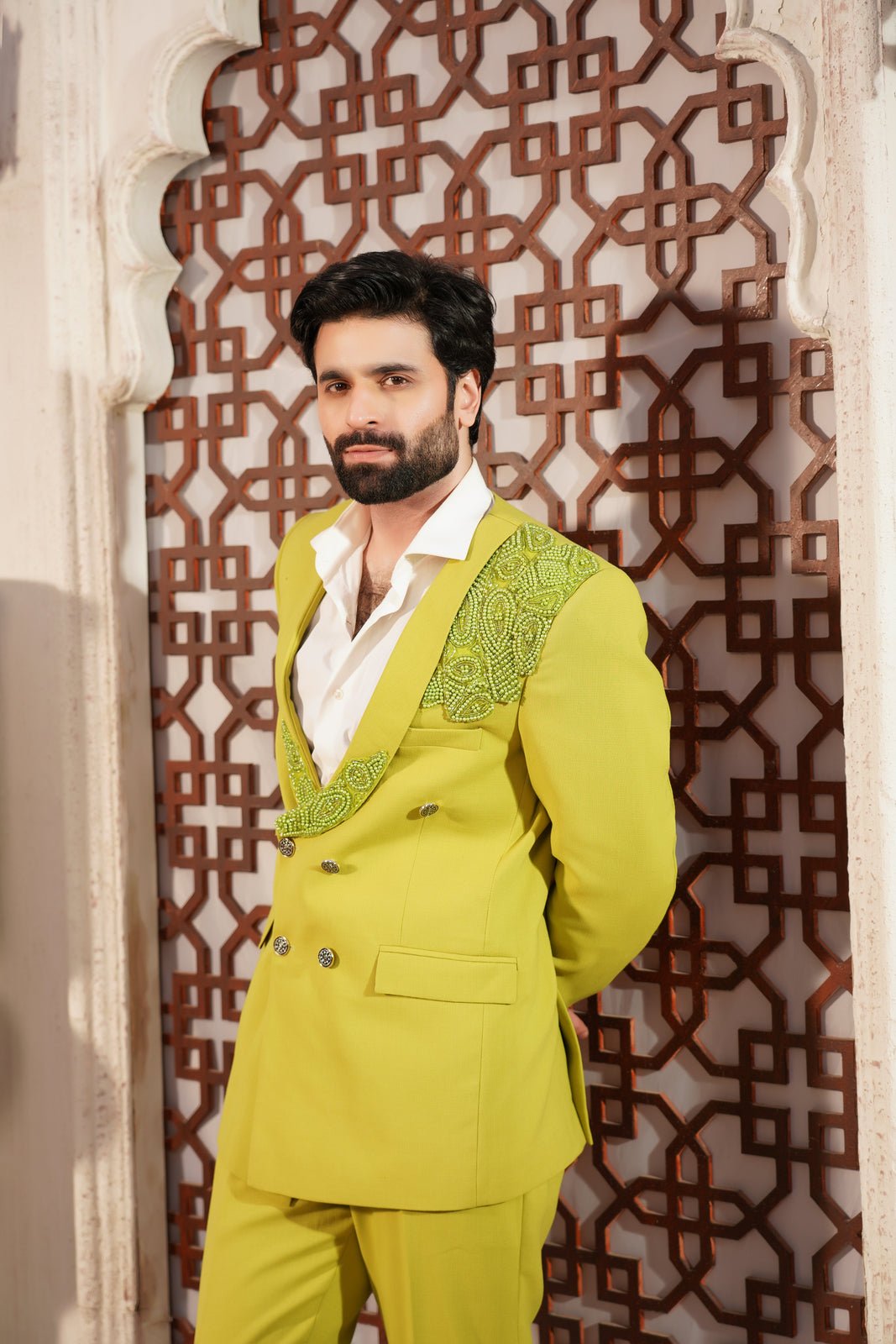 Men’s Double - Breasted Suit - Rmzey